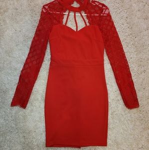 Sexy red mini dress brand new with tags